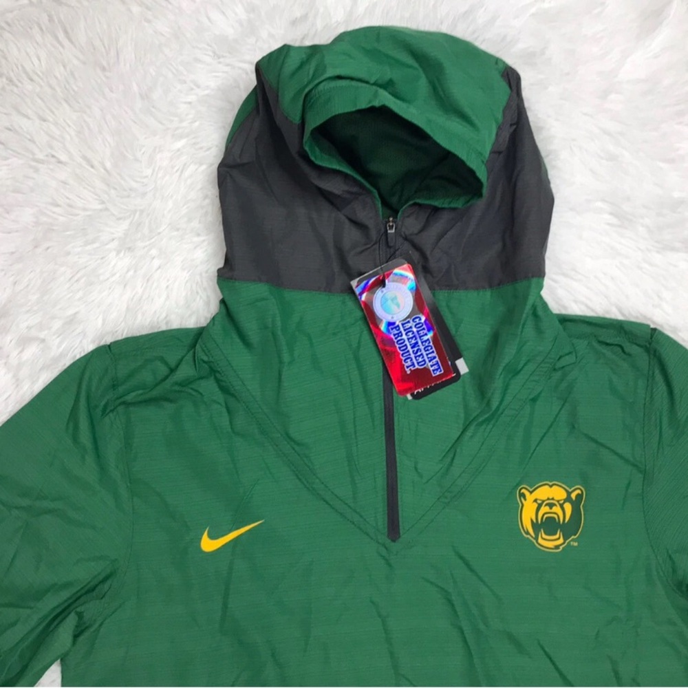 Nike NCAA Baylor Bears Hooded Windbreaker Jacket Mens Size S Green CQ5211 - Picture 5 of 10
